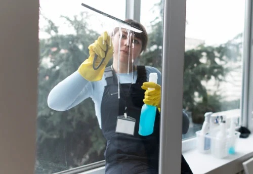 Nettoyage de vitres intérieures et extérieures à la Redorte